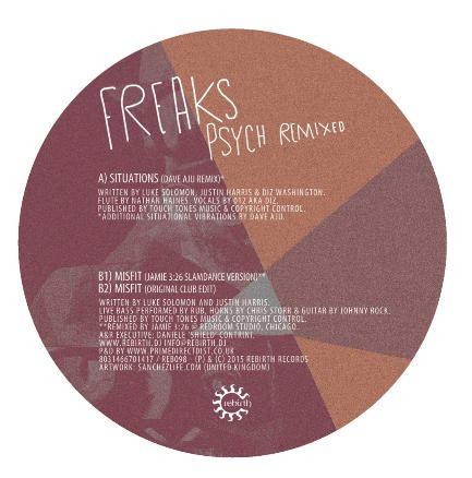 Psych Remixes 12" - Freaks