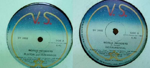 World Invaders VLS [1981] - Pluton & Humanoids