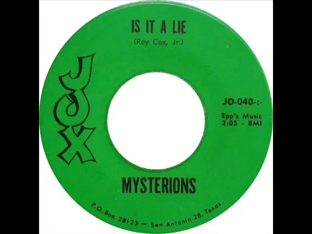 Is It A Lie / Why Should I Love You - The Mysterions