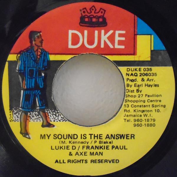  - Frankie Paul & Axe Man
