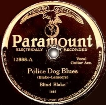 Police Dog Blues / Diddie Wa Diddie - Blind Blake