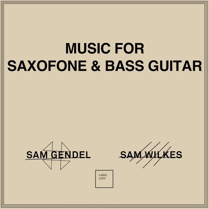 Music for Saxofone and Bass Guitar - Sam Gendel and Sam Wilkes