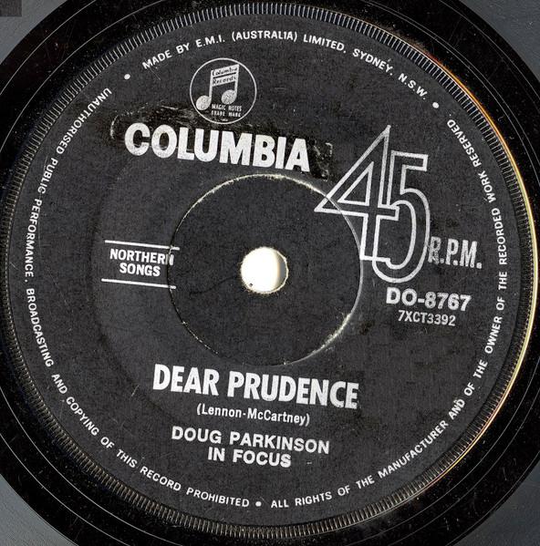 Dear Prudence - Doug Parkinson In Focus