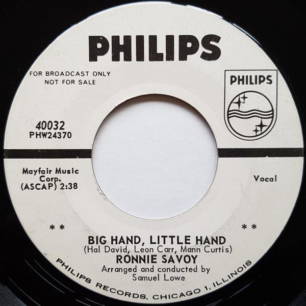 Big Hand, Little Hand / A Fool, A Loser, A Clown - Ronnie Savoy