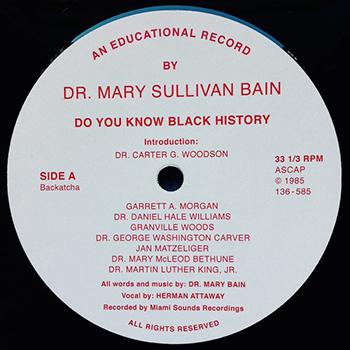 Do You Know Black History - Dr. Mary Sullivan Bain