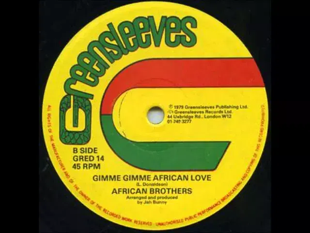 Gimme Gimme African Love - African Brothers