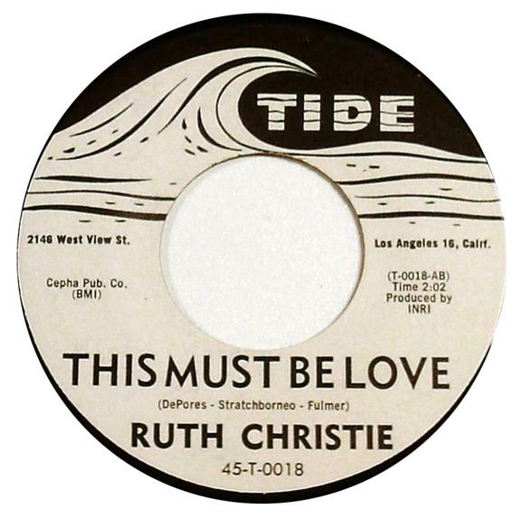 I'm Satisfied / This Must Be Love - Ruth Christie
