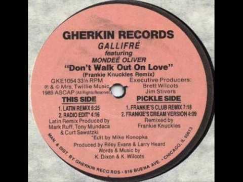 Original Gherkin Records 12" - Gallifre' Feat. Mondee Oliver