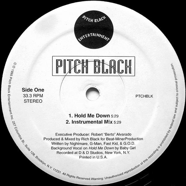 Hold Me Down / Ashes To Ashes - Pitch Black