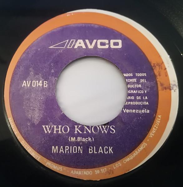 Go On Fool / Who Knows - Marion Black