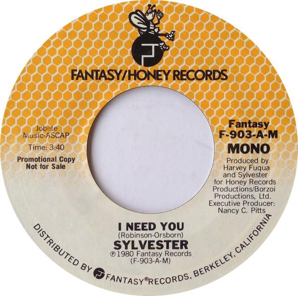 I Need You - Sylvester
