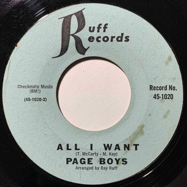 Sweet Love / All I Want - The Page Boys