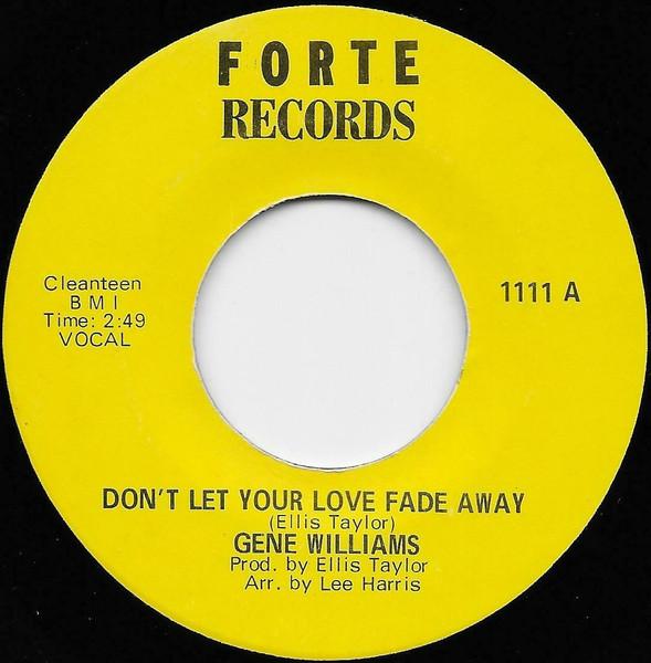 Eccentric Soul: The Forte Label - Gene Williams