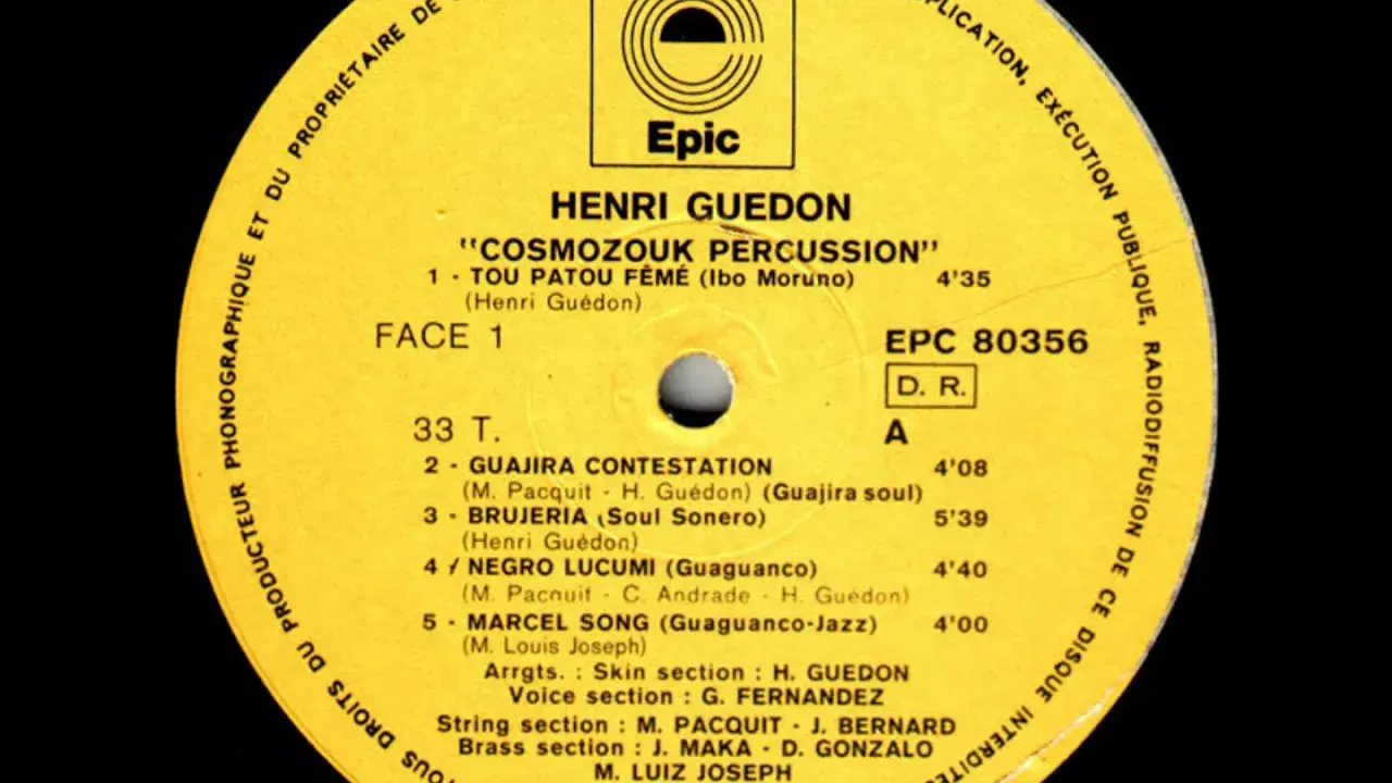 Cosmozouk Percussion - Henri Guédon