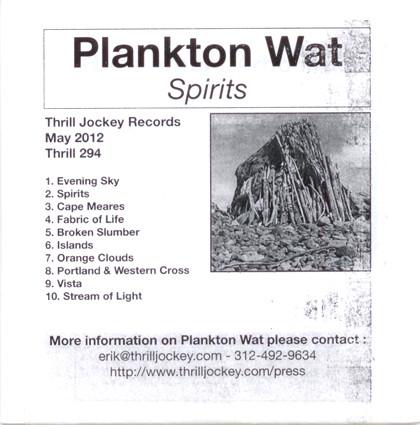 Spirits - Plankton Wat