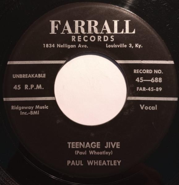 I’m Not Movin' / Teenage Jive - Paul Wheatley