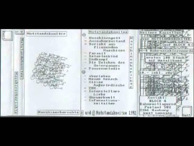 Maschinenberichte - Notstandskomitee