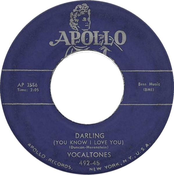 Darling (You Know I Love You) / Three Kinds Of People - The Vocaltones