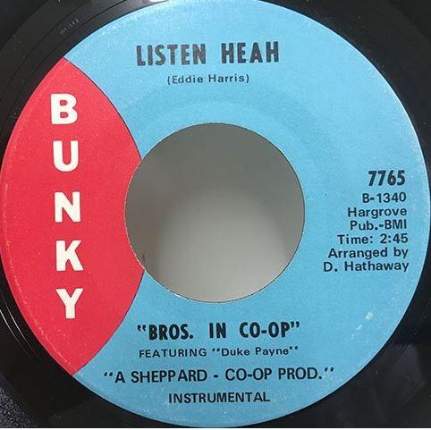 Listen Heah / Windy - Bros. In Co-Op