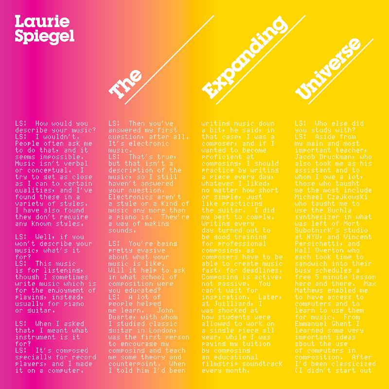 The Expanding Universe - Laurie Spiegel