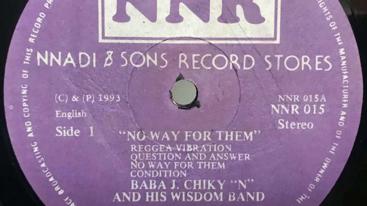 No Way For Them - BABA J. CHIKY "N" AND HIS WISDOM BAND