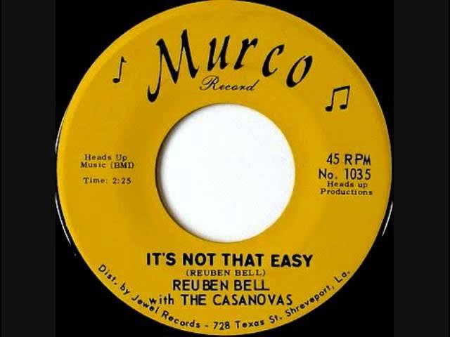  - Reuben Bell with The Casanovas