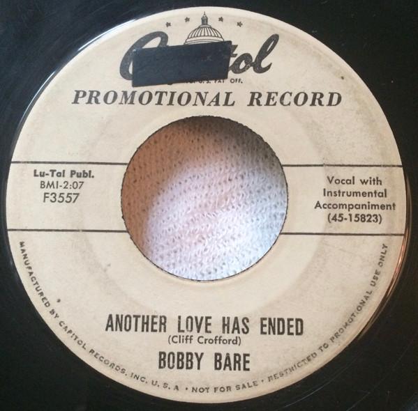 Another Love Has Ended / Down On The Corner Of Love - Bobby Bare