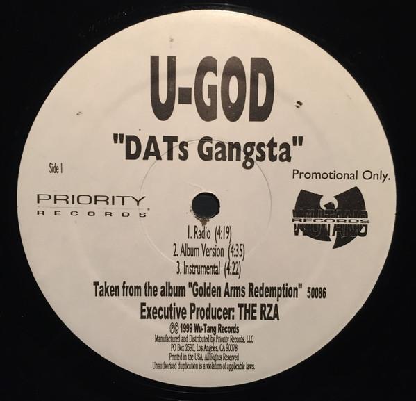 DATs Gangsta / Shell Shock - U-God
