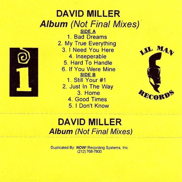 Album (Not Final Mixes) - David Miller