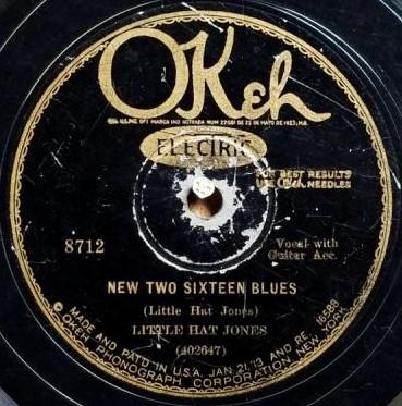 New Two Sixteen Blues / Two String Blues - Little Hat Jones
