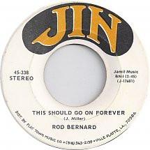 This Should Go On Forever / Recorded In England - Rod Bernard