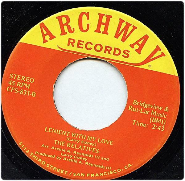 More Time (To Explain) / Lenient With My Love - The Relatives