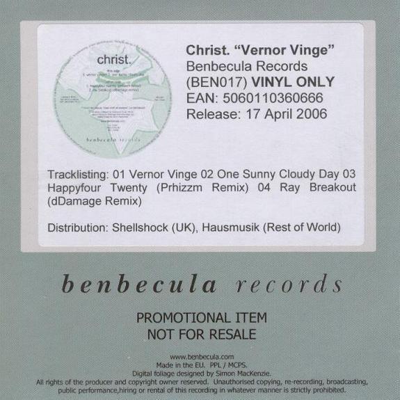 Vernor Vinge - christ.