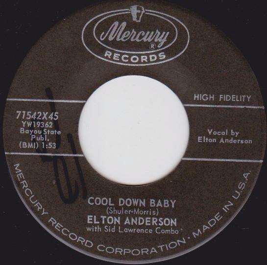 Cool Down Baby / Secret Of Love - Elton Anderson