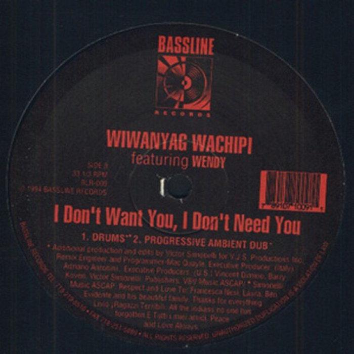 I Don't Want You (I Don't Need You) - Wiwanyag Wachipi, Wendy