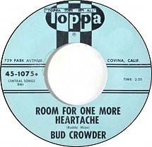 Room For One More Heartache - Bud Crowder