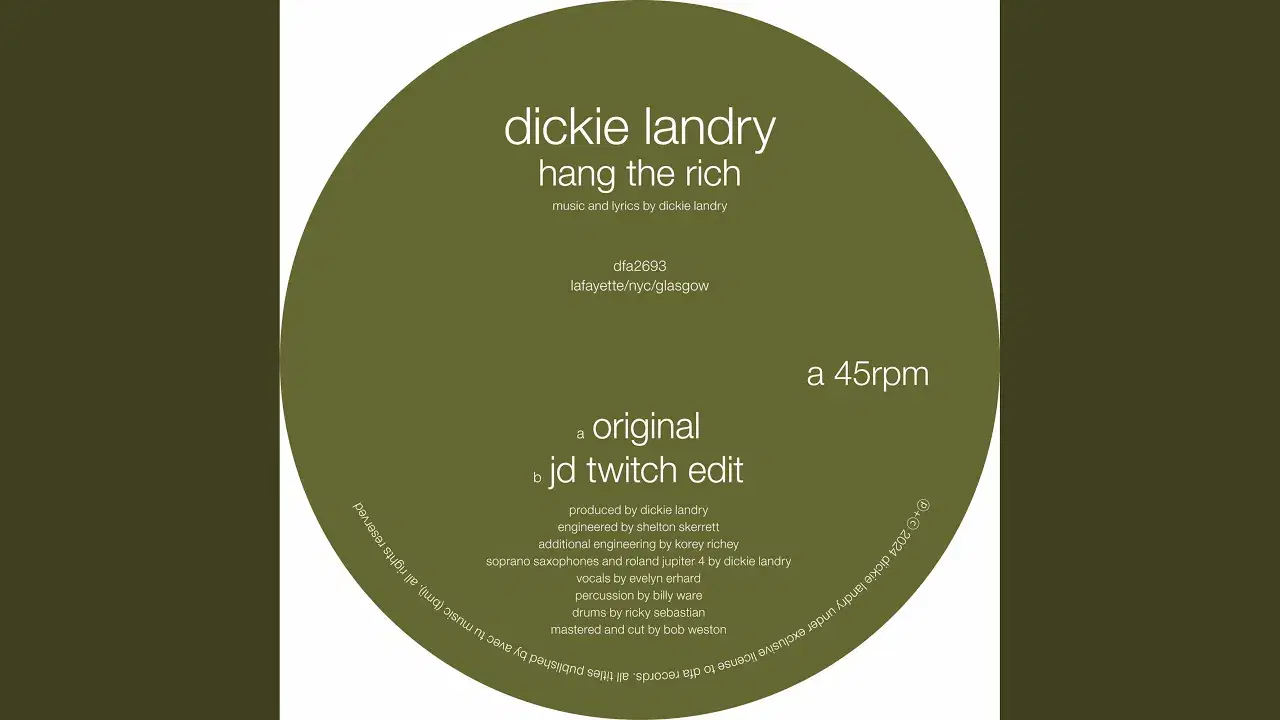 Hang the Rich - Dickie Landry