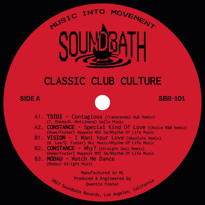 Classic Club Culture E.P. - Tsidi