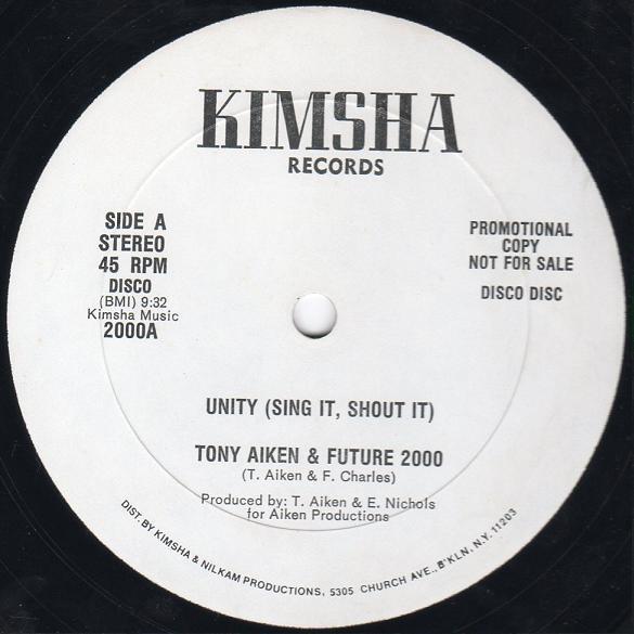 Unity, Sing It, Shout It - Tony Aiken & Future