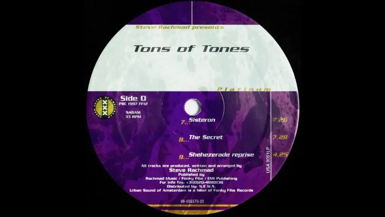 Steve Rachmad presents Tons Of Tones - Steve Rachmad