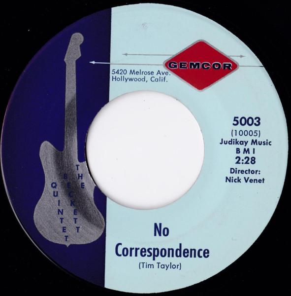 No Correspondence - The Beckett Quintet