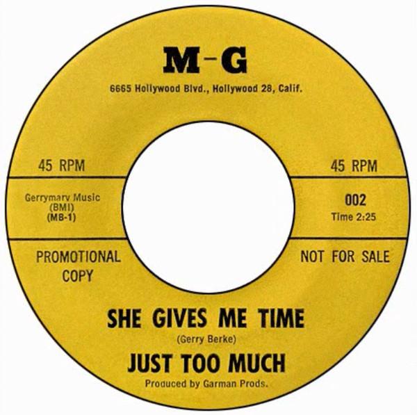 She Gives Me Time / Come Back - Just Too Much