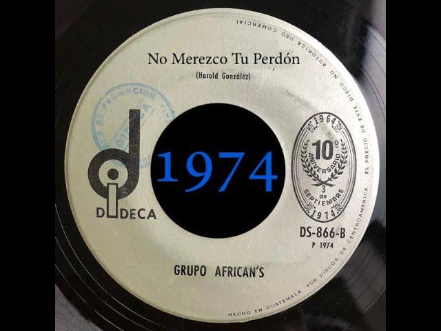 No Merezco Tu Perdón / Si Tú Me Ves  - Grupo Africans
