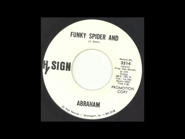 Funky Spider And / Scared Fly - Abraham