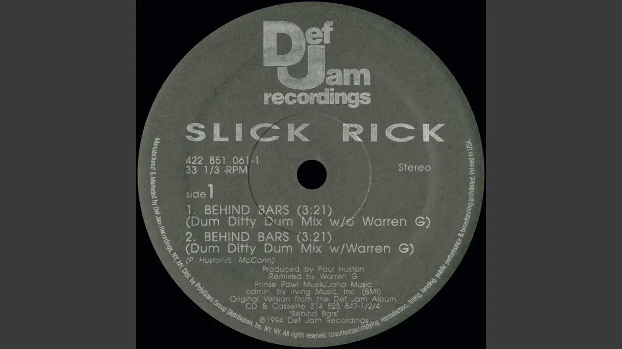 Behind Bars - Slick Rick