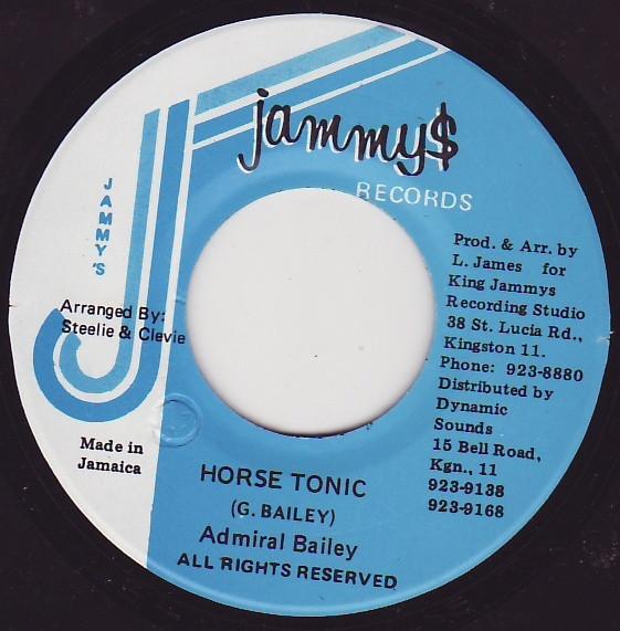 Horse Tonic - Admiral Bailey