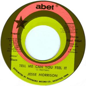 Tell Me Can You Feel It / There Will Never Be Another You - Jesse Morrison