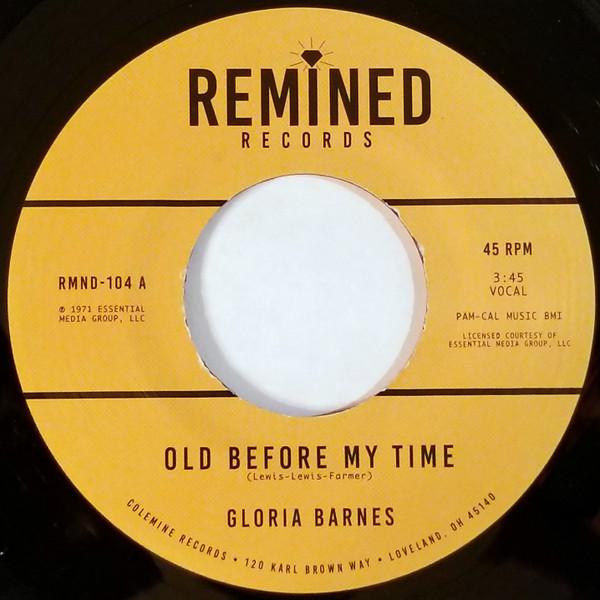 Old Before My Time / I'll Call You Back Later - Gloria Barnes