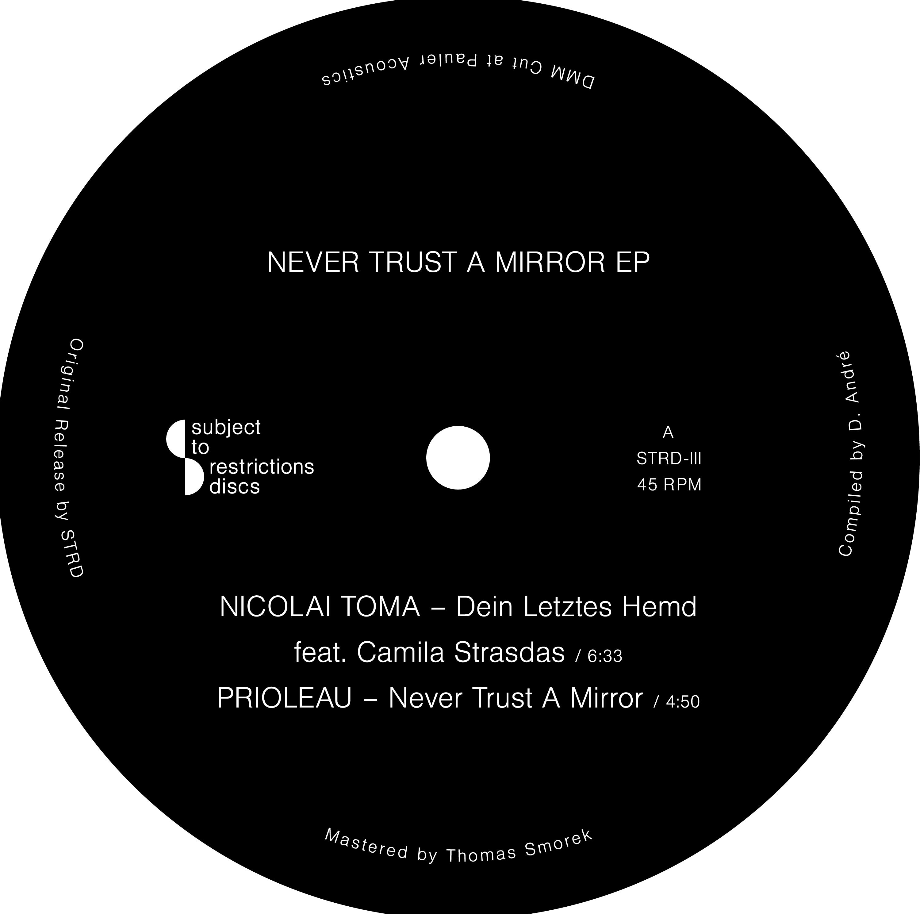 Nicolai Toma, Prioleau, Hesychia369 – Never Trust A Mirror EP - Nicolai Toma
