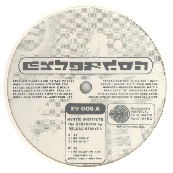 The Cyberdon EP (Reload Remixes) - Mystic Institute